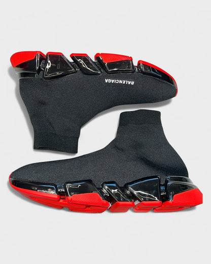 Balenciaga Speed 2.0 Sneakers – Schwarz/Rot