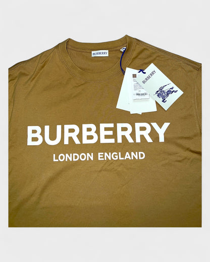 T-Shirt mit Logo-Print – Camel