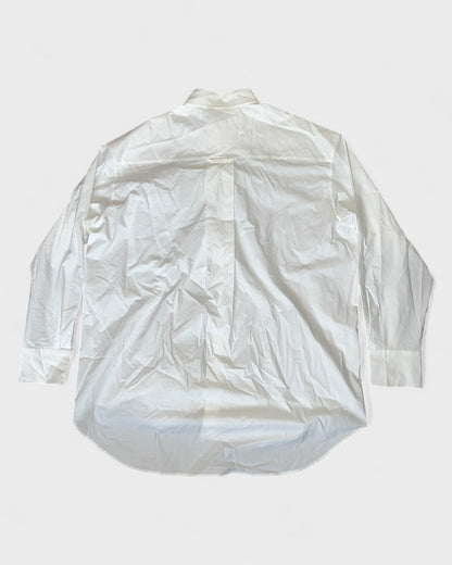 Hemd mit Logo-Patch – Weiß