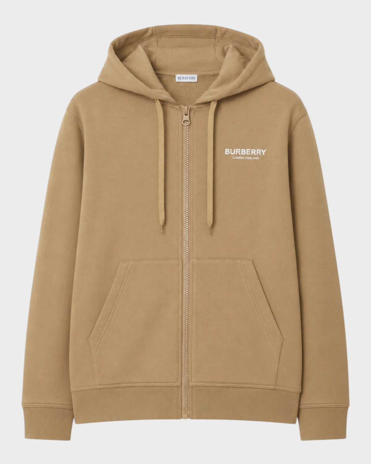 Kapuzenjacke mit Logo – Camel