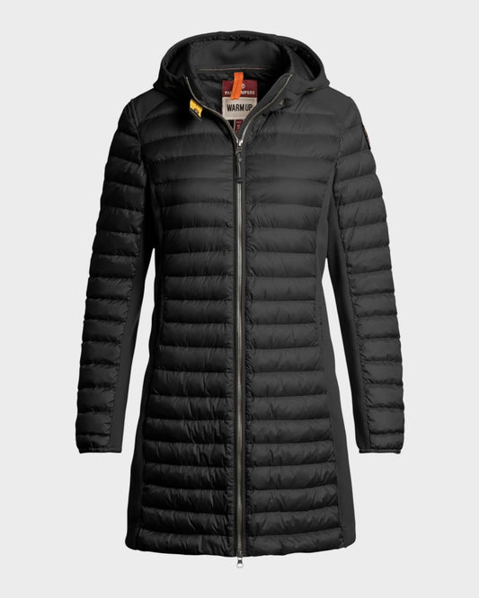 Yasmine Hybrid-Daunenjacke – Schwarz