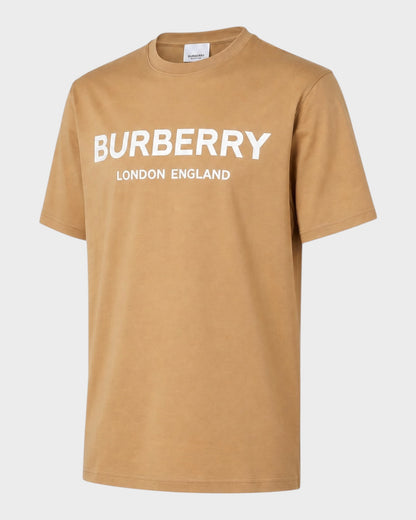 T-Shirt mit Logo-Print – Camel