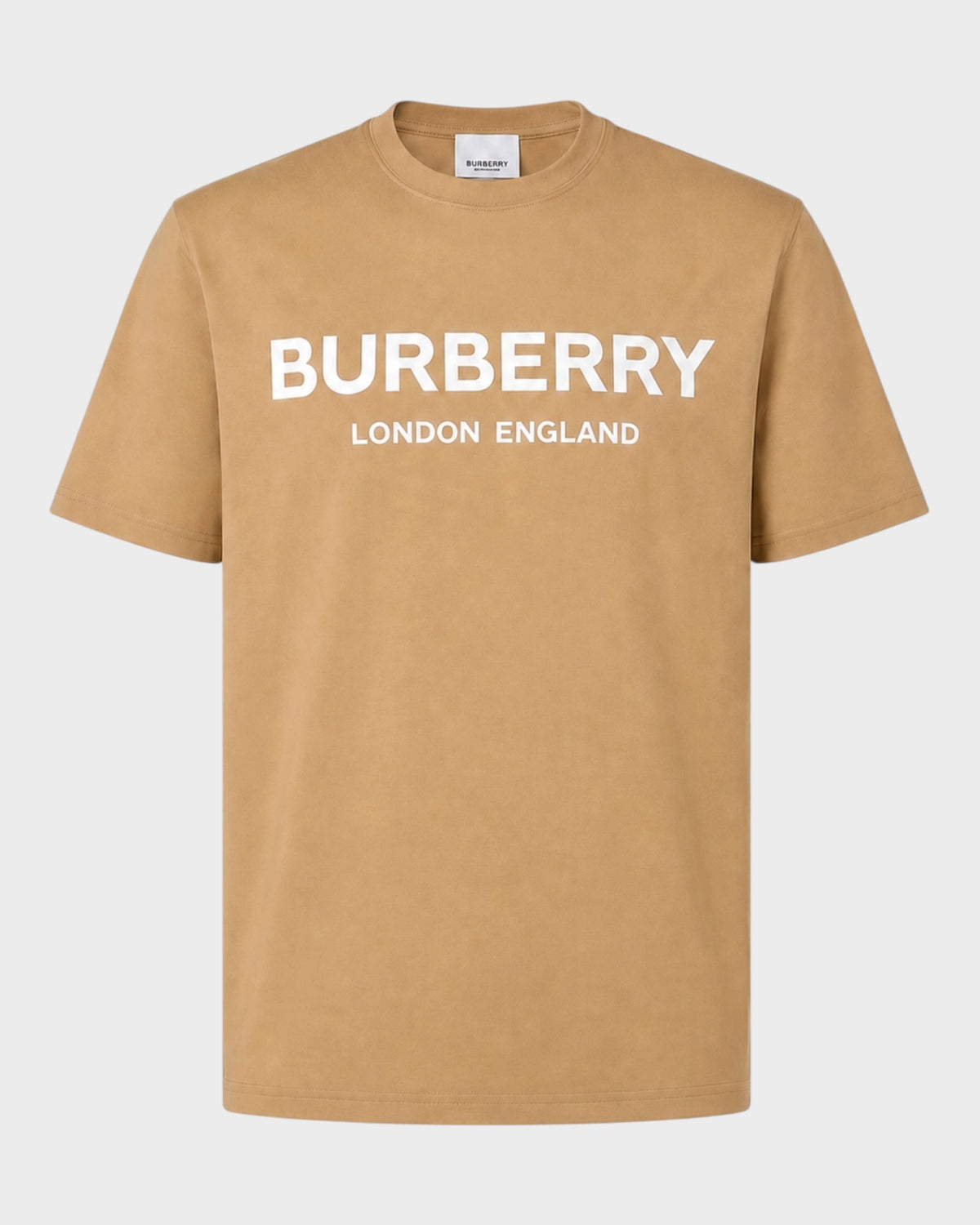 T-Shirt mit Logo-Print – Camel