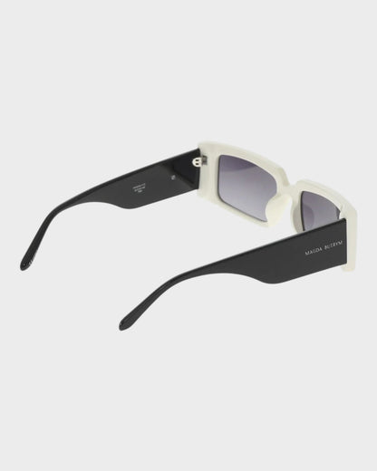 Sonnenbrille – Weiß/Schwarz