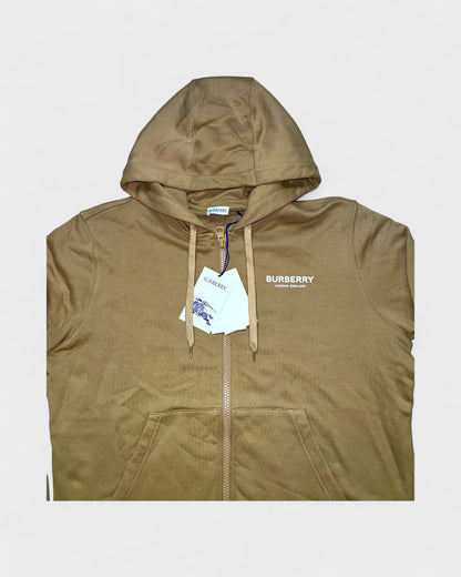 Kapuzenjacke mit Logo – Camel