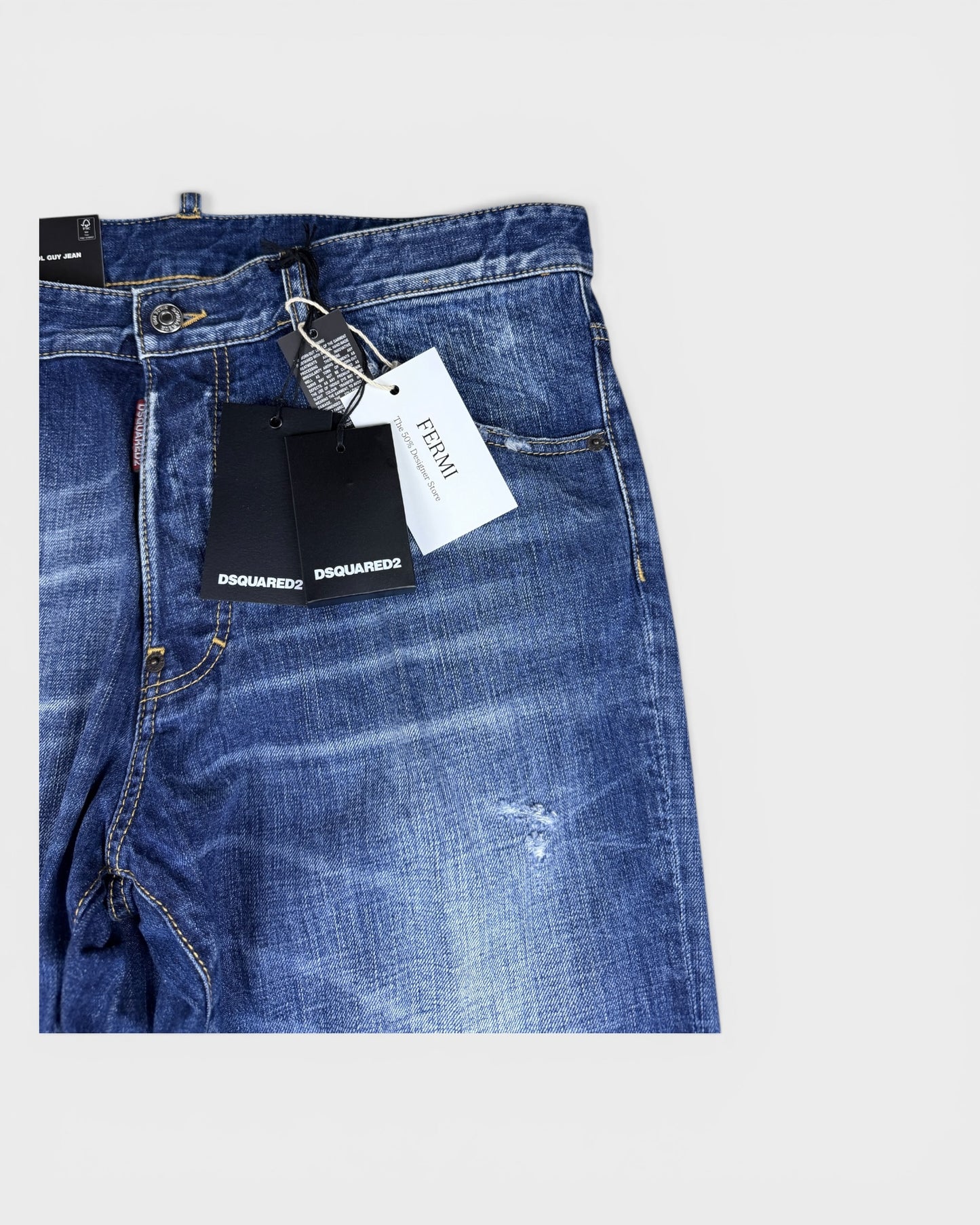 Distressed Jeans – Blue Denim
