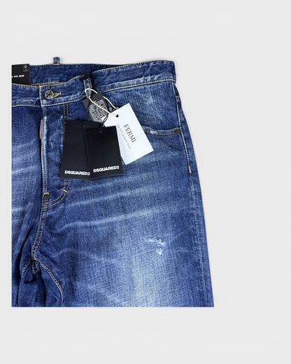 Distressed Jeans – Blue Denim