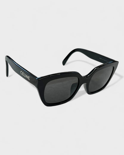 Cat-Eye Sonnenbrille – Schwarz