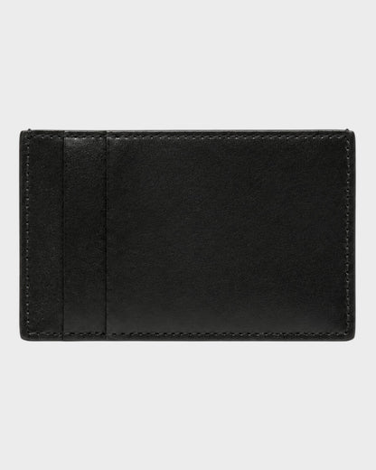 Kartenetui mit Logo-Print – Schwarz/Weiß