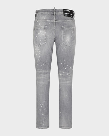 Cool Guy Jeans – Grau mit Paint-Splatter