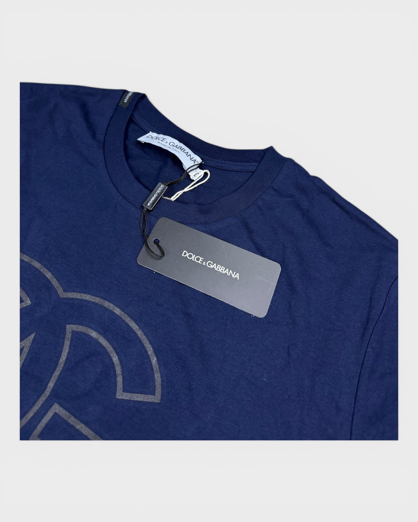 T-Shirt mit DG-Logo – Navy