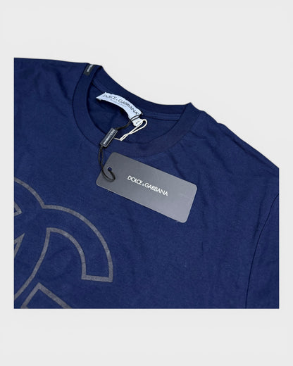 T-Shirt mit DG-Logo – Navy