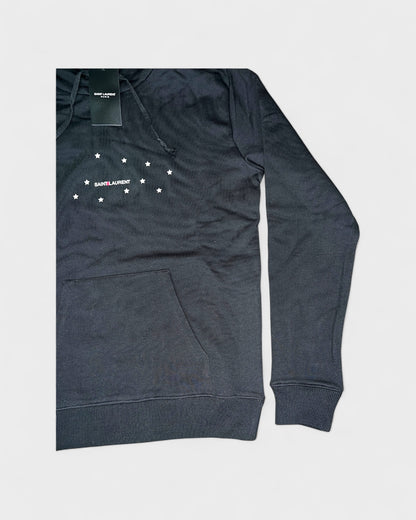 Kapuzenpullover mit Sternen – Schwarz