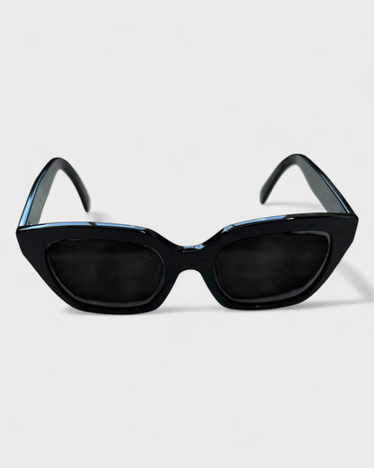 Cat-Eye Sonnenbrille – Schwarz