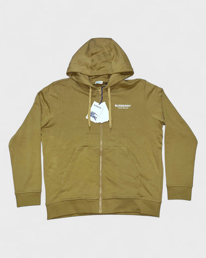 Kapuzenjacke mit Logo – Camel
