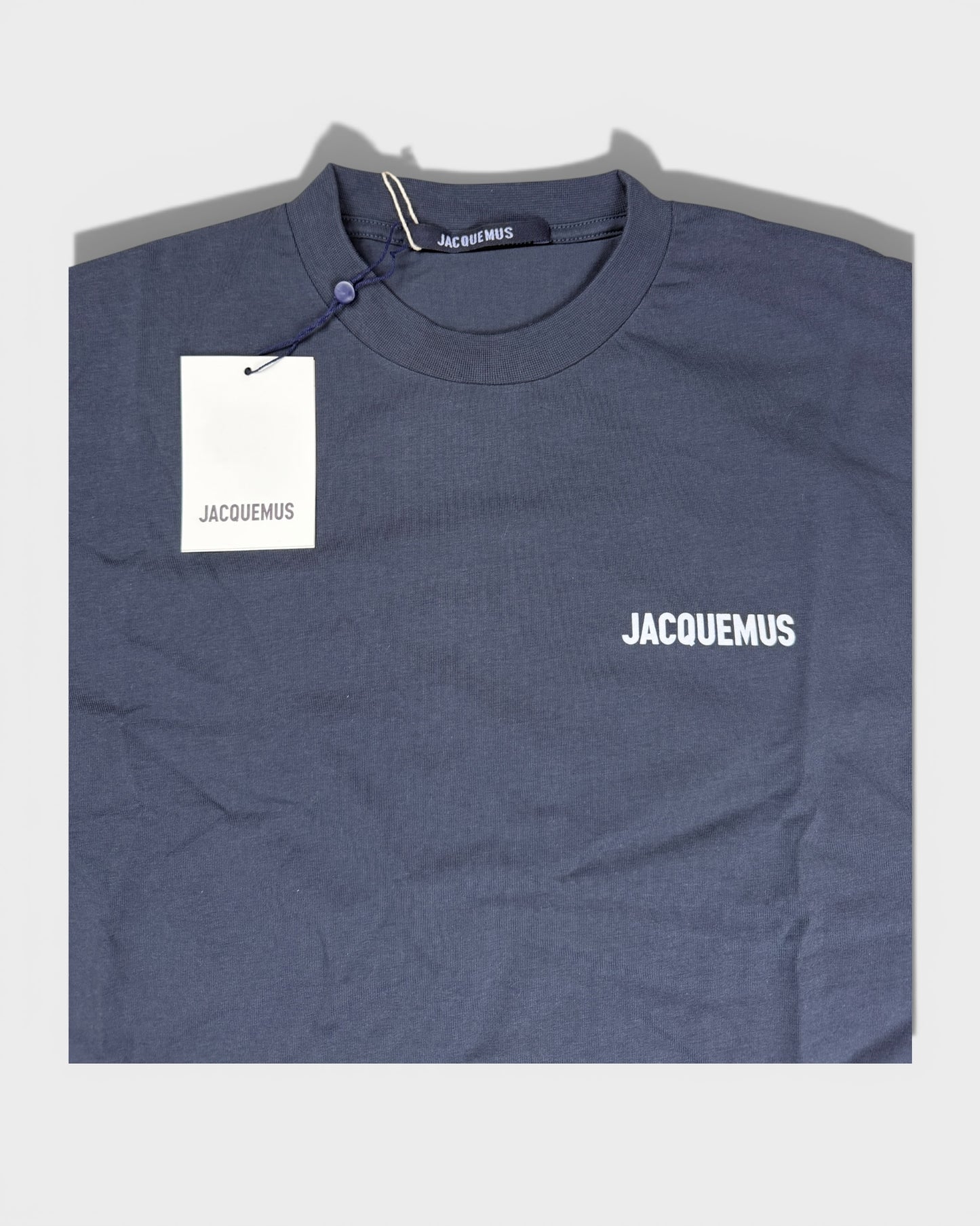 Jacquemus T-Shirt mit Logo-Schriftzug – Navy