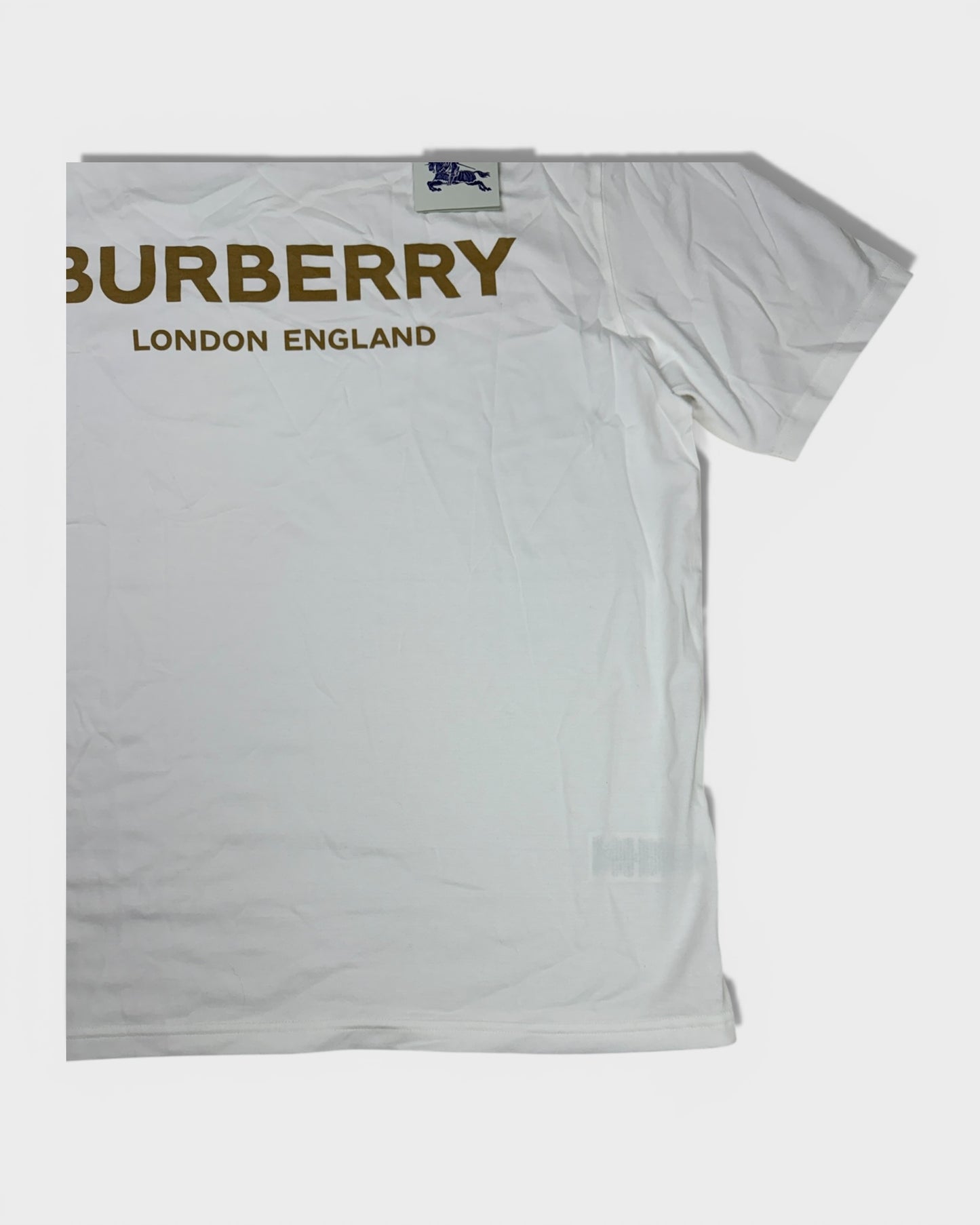 Burberry T-Shirt mit Logo-Print – Weiß