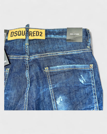 Distressed Jeans – Blau