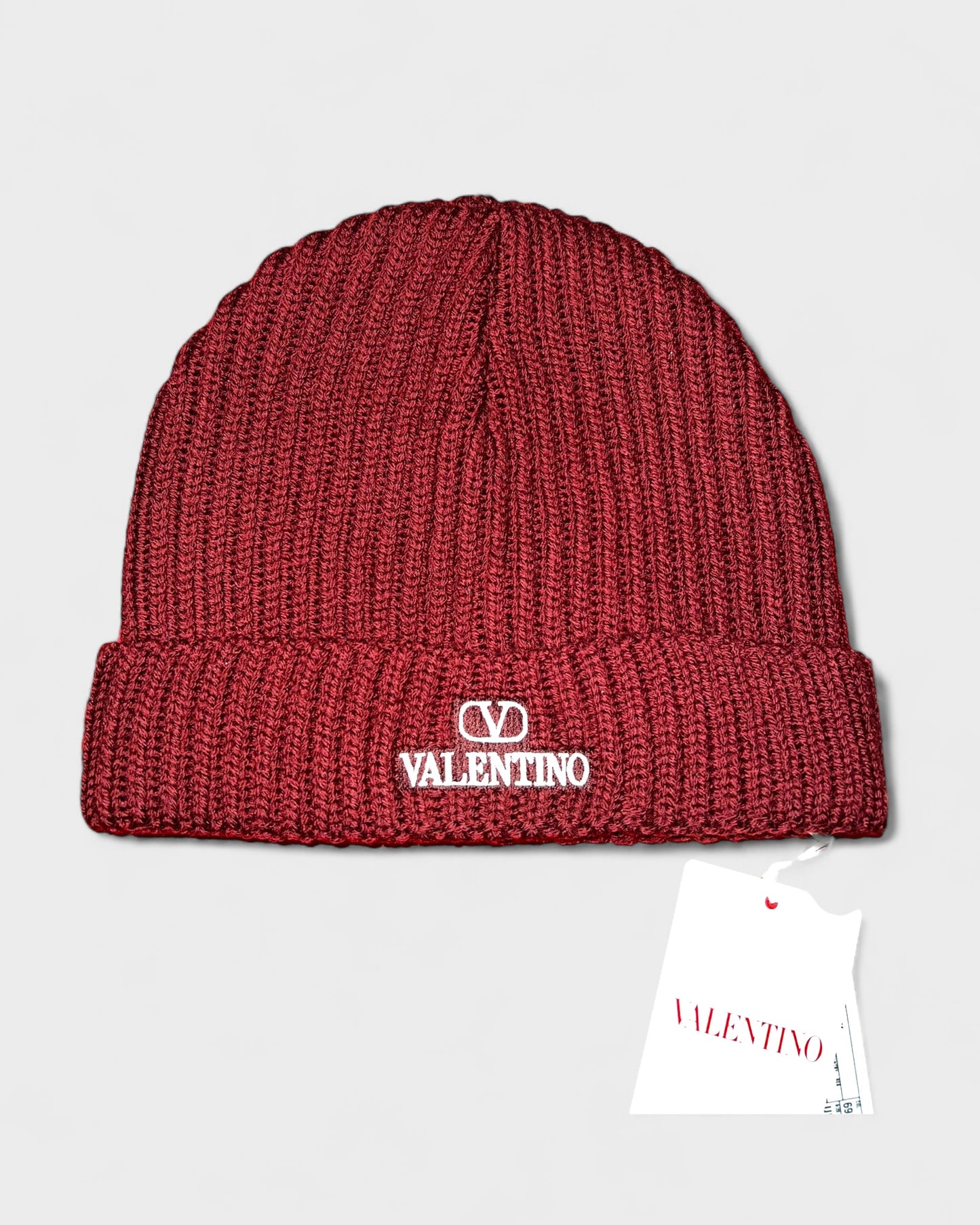 Strickmütze – Bordeauxrot