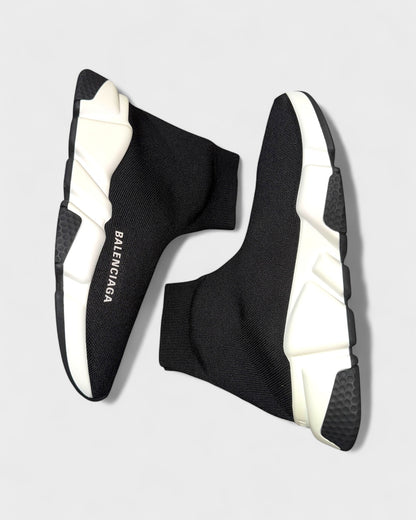 Speed Trainer Sneaker – Schwarz/Weiß