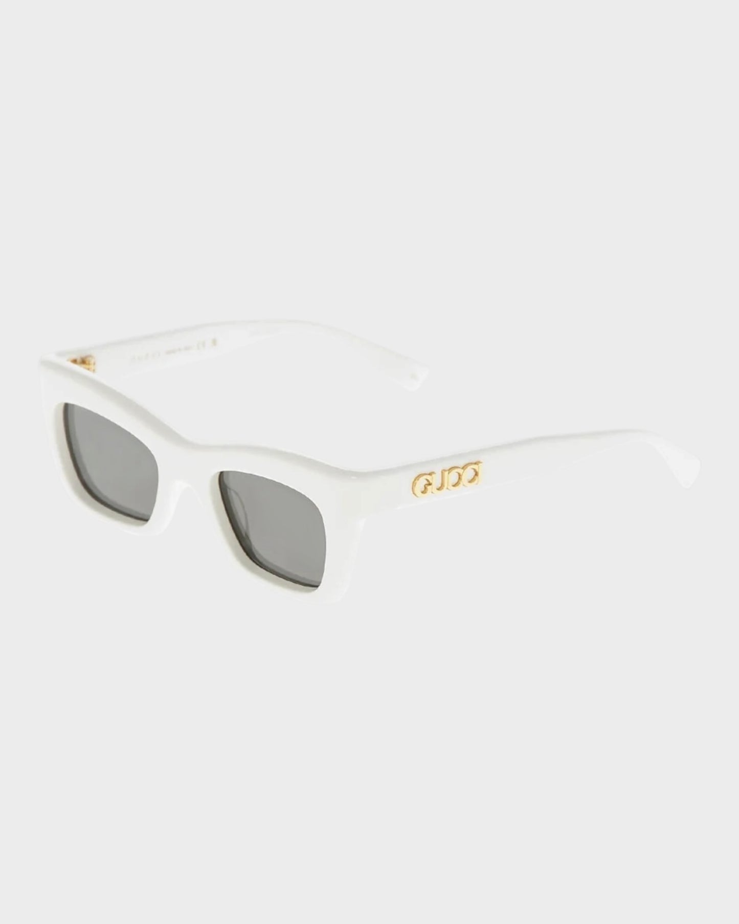 Schmale Sonnenbrille mit dezentem Logo