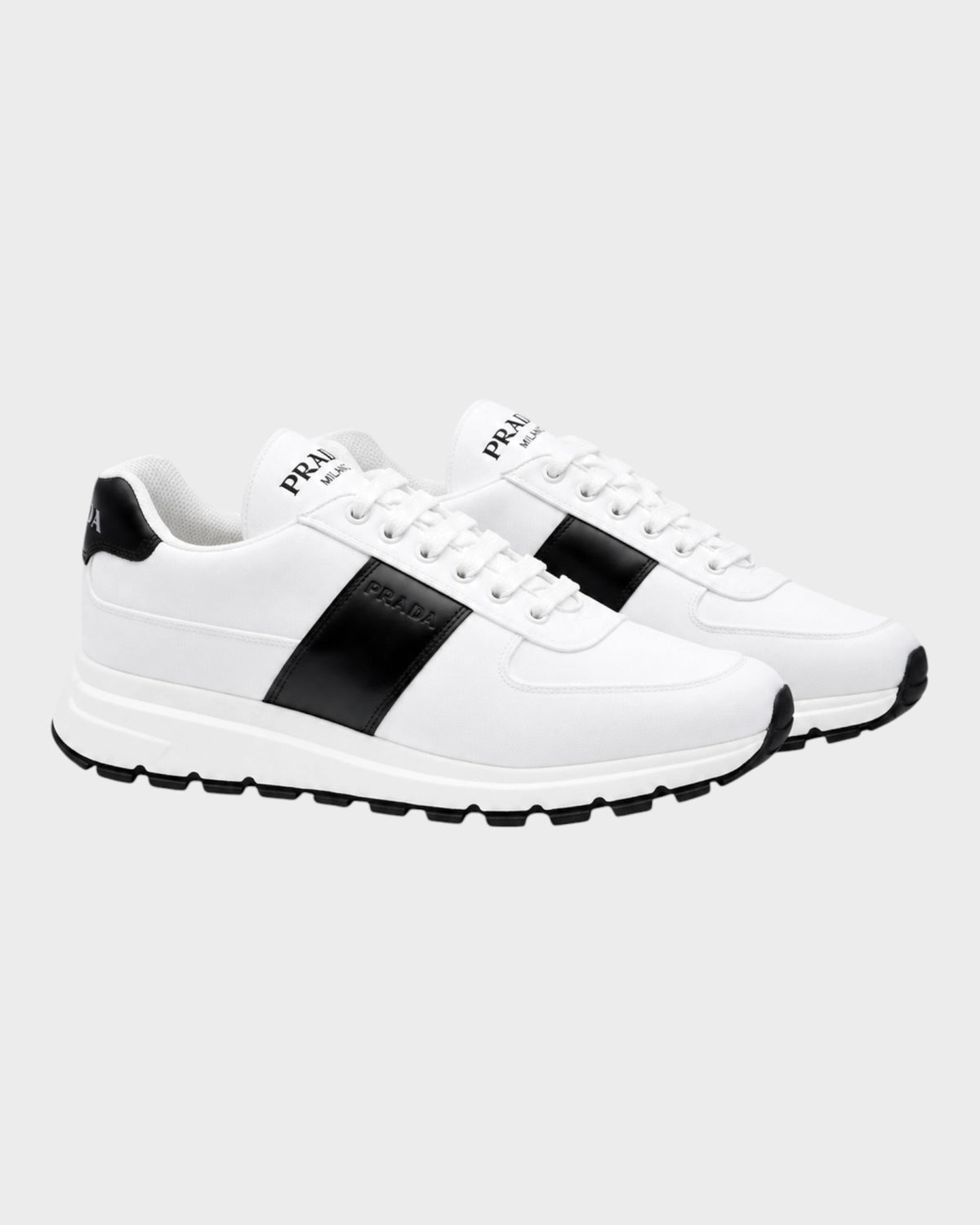 Sneaker „Prax 2.0“ – Weiß mit schwarzem Detail