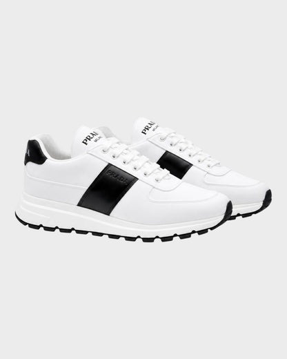 Sneaker „Prax 2.0“ – Weiß mit schwarzem Detail