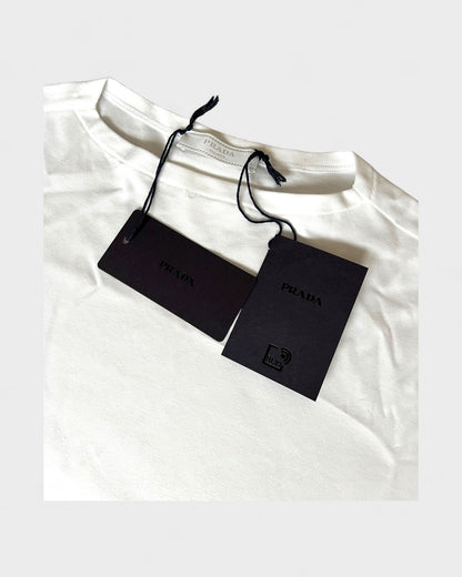 Langarmshirt – Weiß