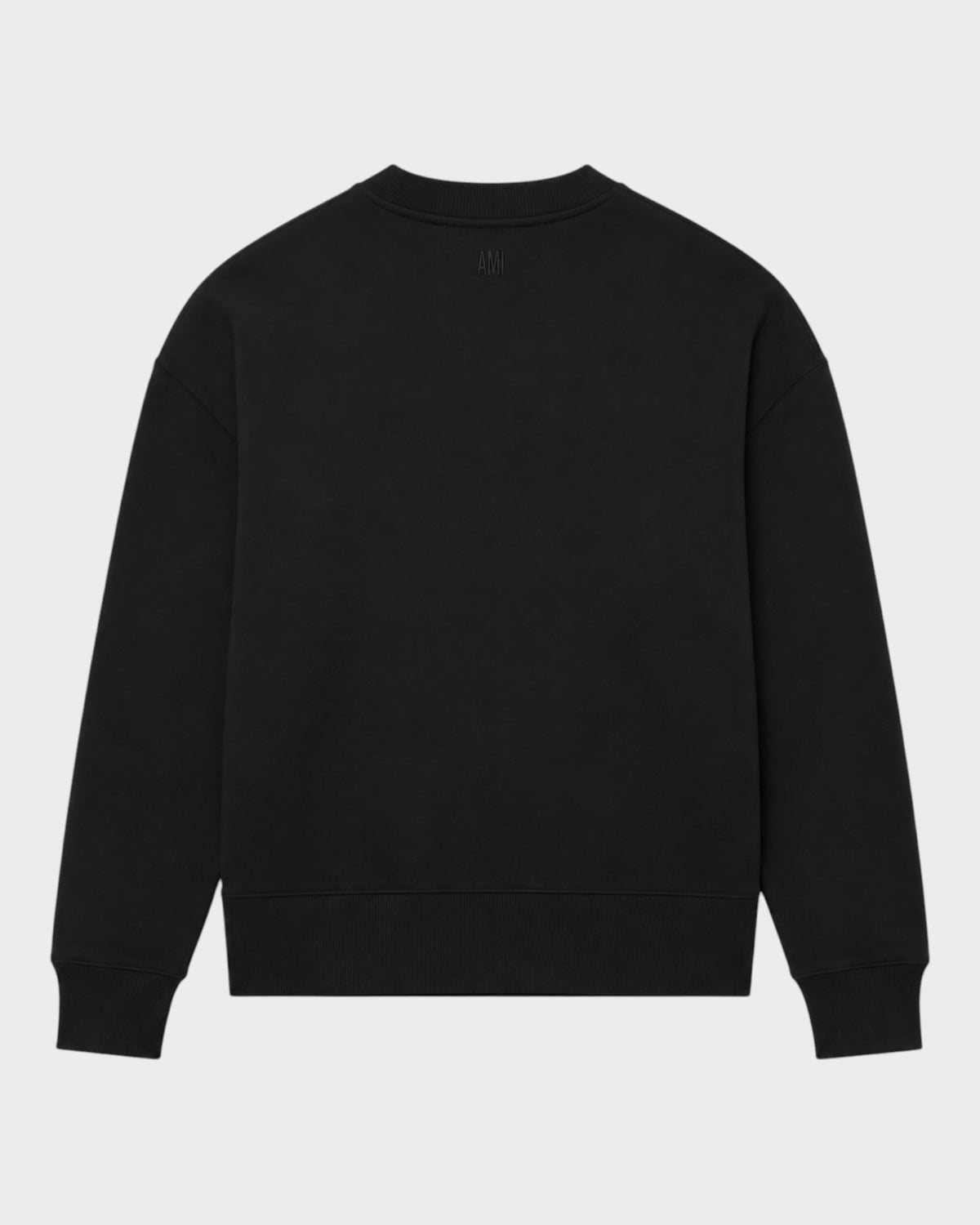Sweatshirt mit Logo-Patch – Schwarz