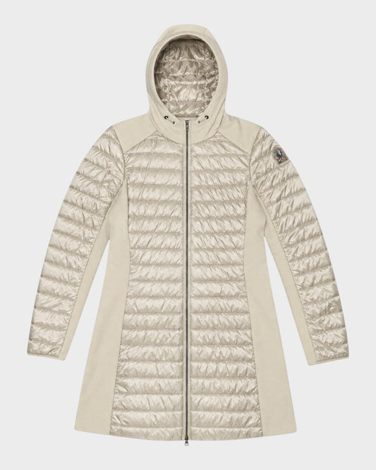 Yasmine Hybrid-Daunenjacke – Beige