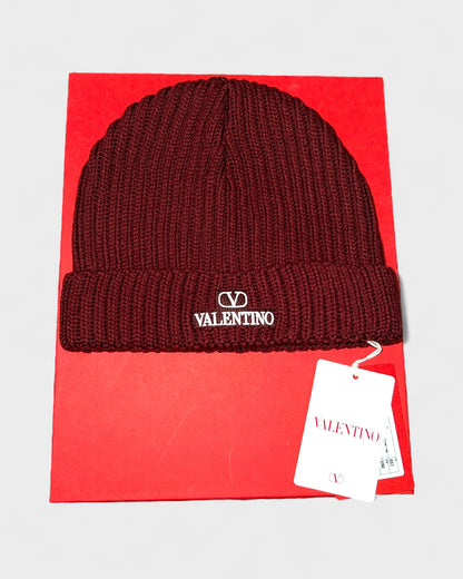 Strickmütze – Bordeauxrot