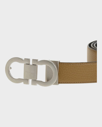 Wendegürtel – Beige/Schwarz