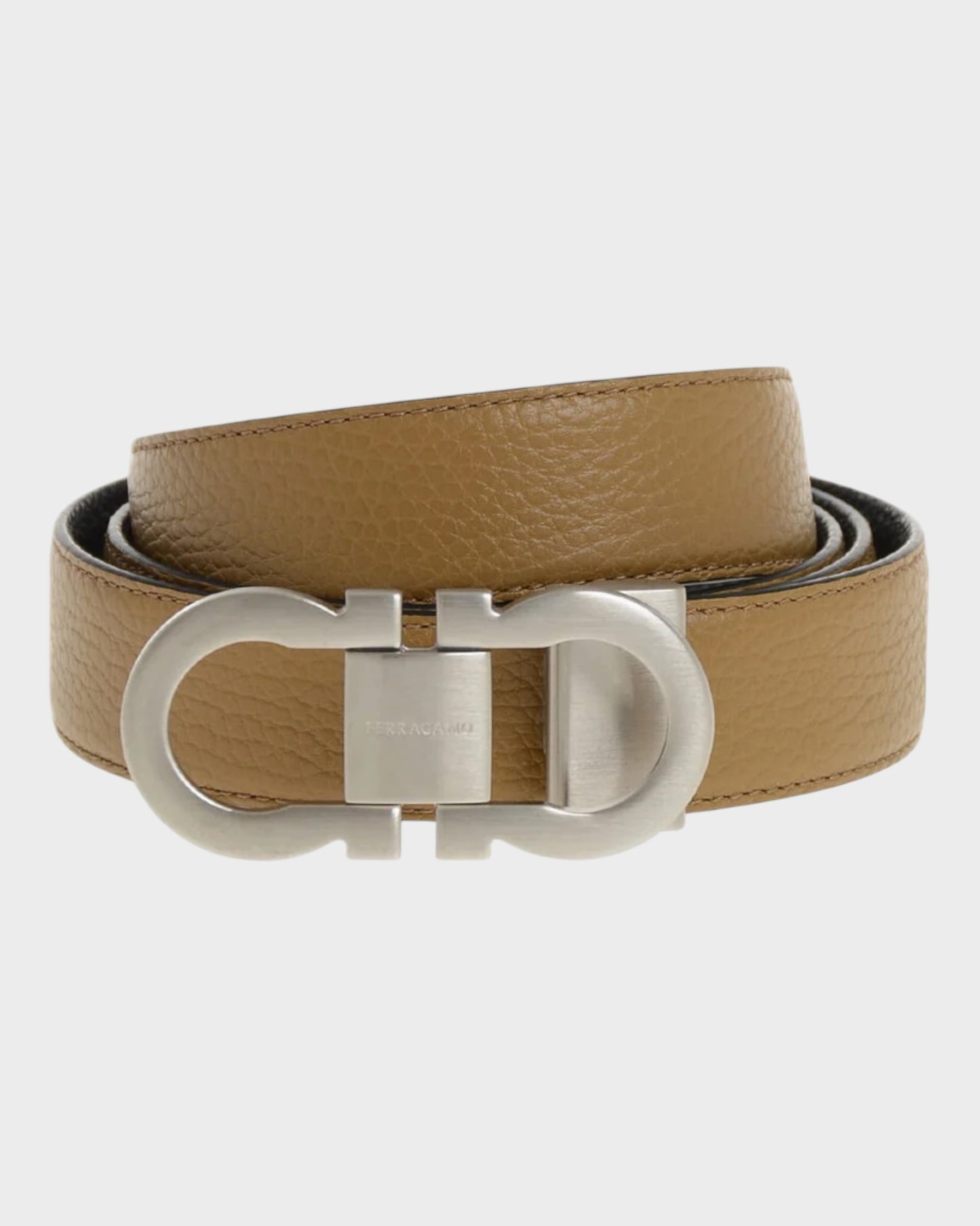 Wendegürtel – Beige/Schwarz