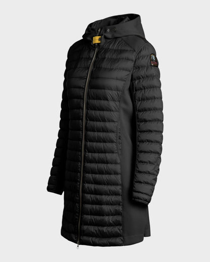 Yasmine Hybrid-Daunenjacke – Schwarz
