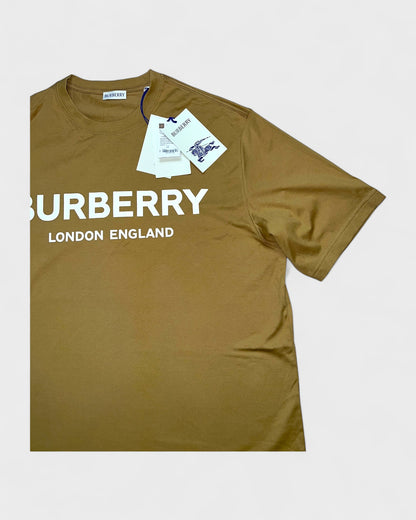 T-Shirt mit Logo-Print – Camel