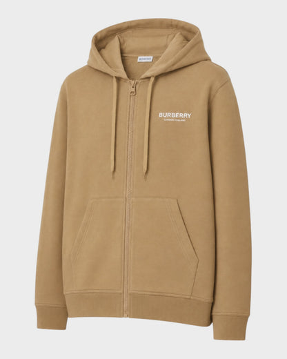 Kapuzenjacke mit Logo – Camel