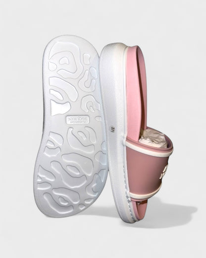 Logo-Slides – Rosa/Weiß