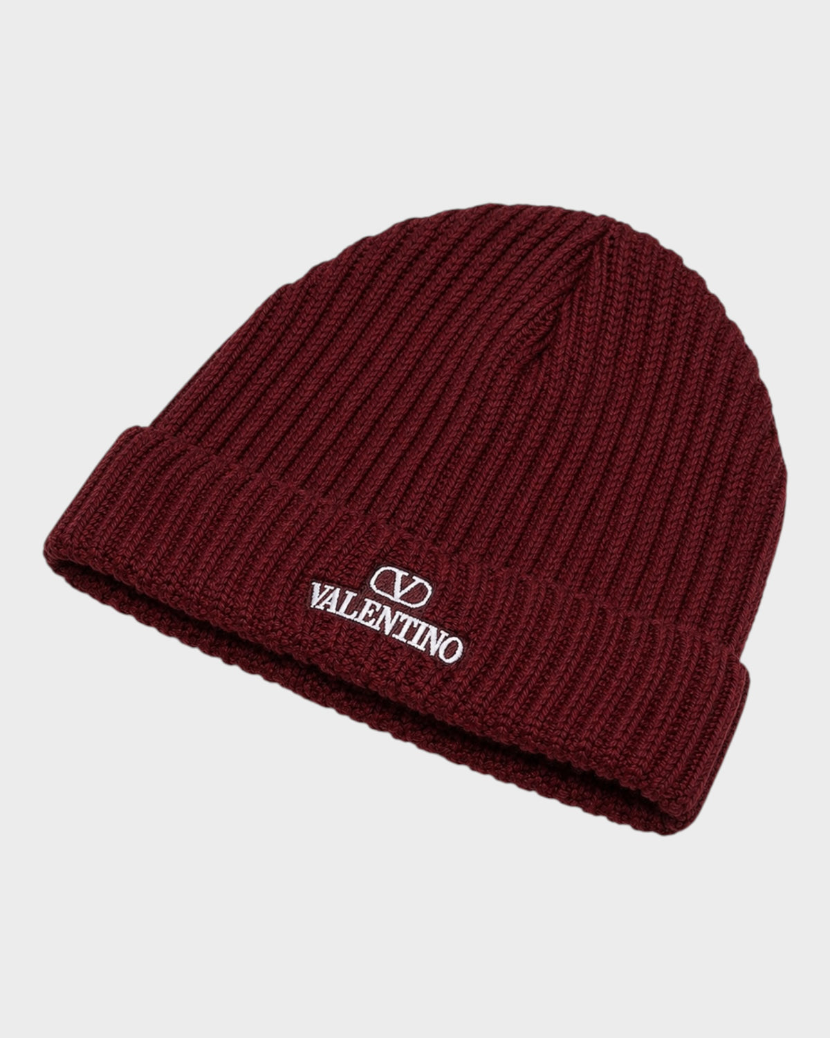 Strickmütze – Bordeauxrot