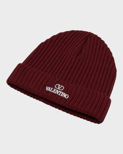 Strickmütze – Bordeauxrot
