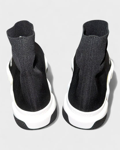 Speed Trainer Sneaker – Schwarz/Weiß