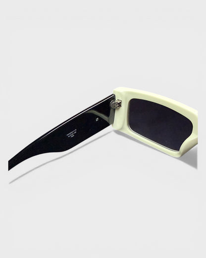 Sonnenbrille – Creme/Schwarz