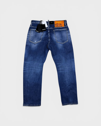 Distressed Jeans – Blue Denim