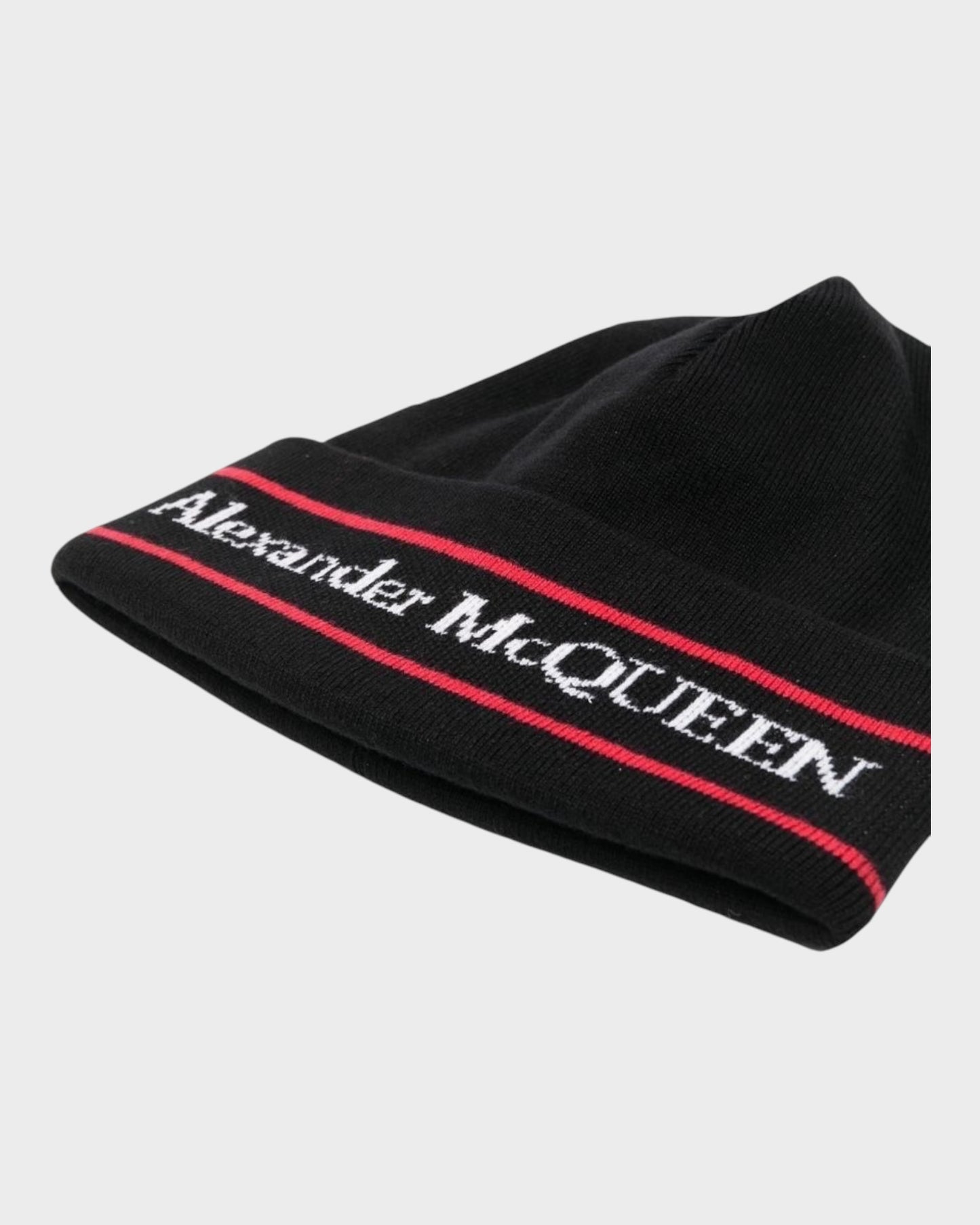 Alexander McQueen Logo-Beanie
