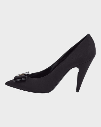 Pumps mit YVSL Logo & Signature-Schleife