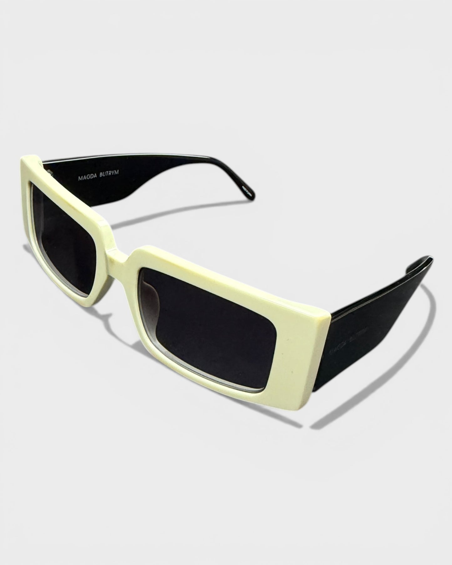 Sonnenbrille – Creme/Schwarz
