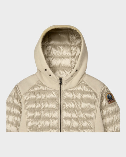 Yasmine Hybrid-Daunenjacke – Beige