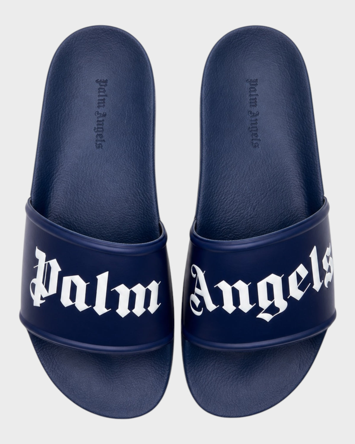 Slides – Navy mit weißem Logo