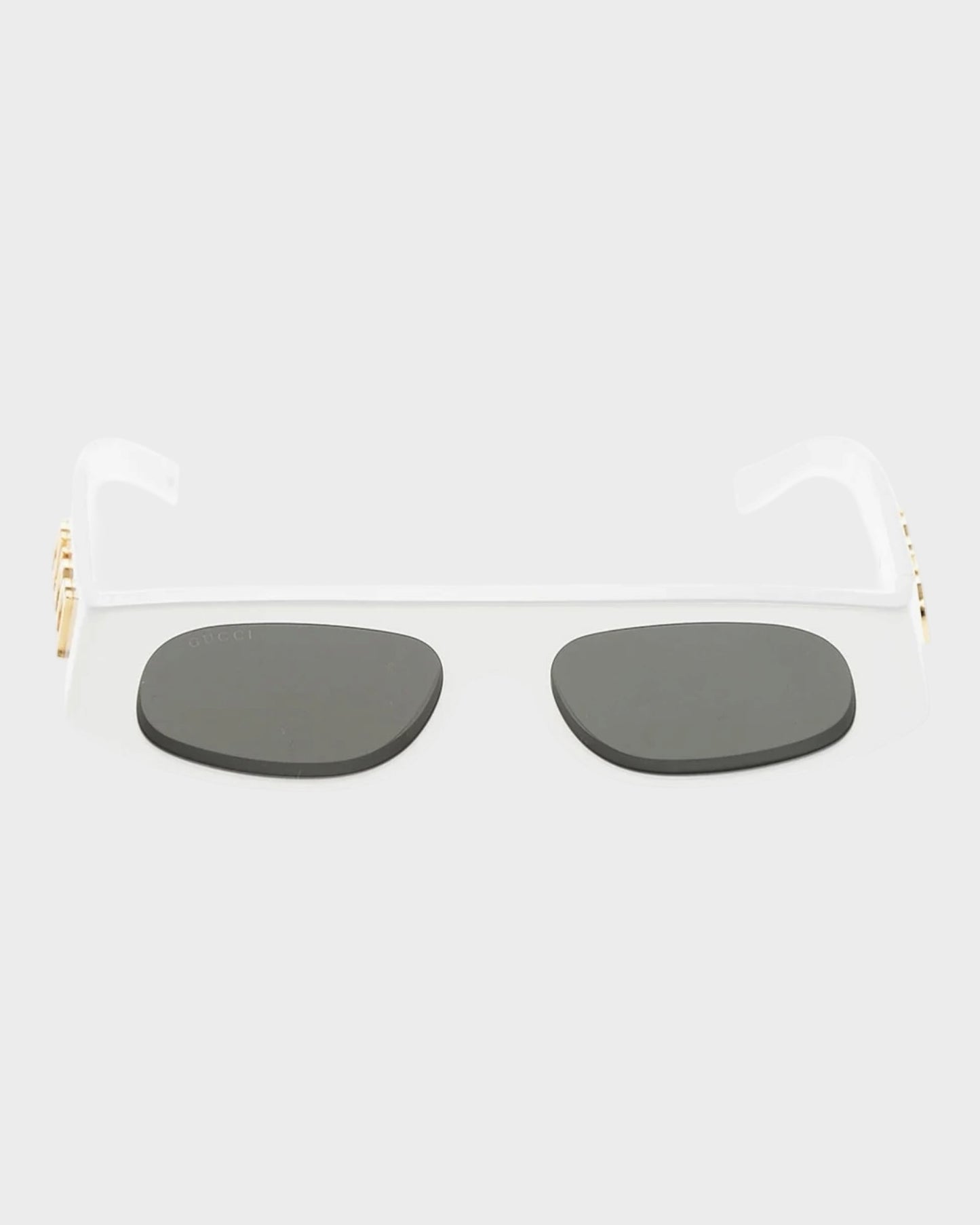 Schmale Sonnenbrille mit Logo-Applikation
