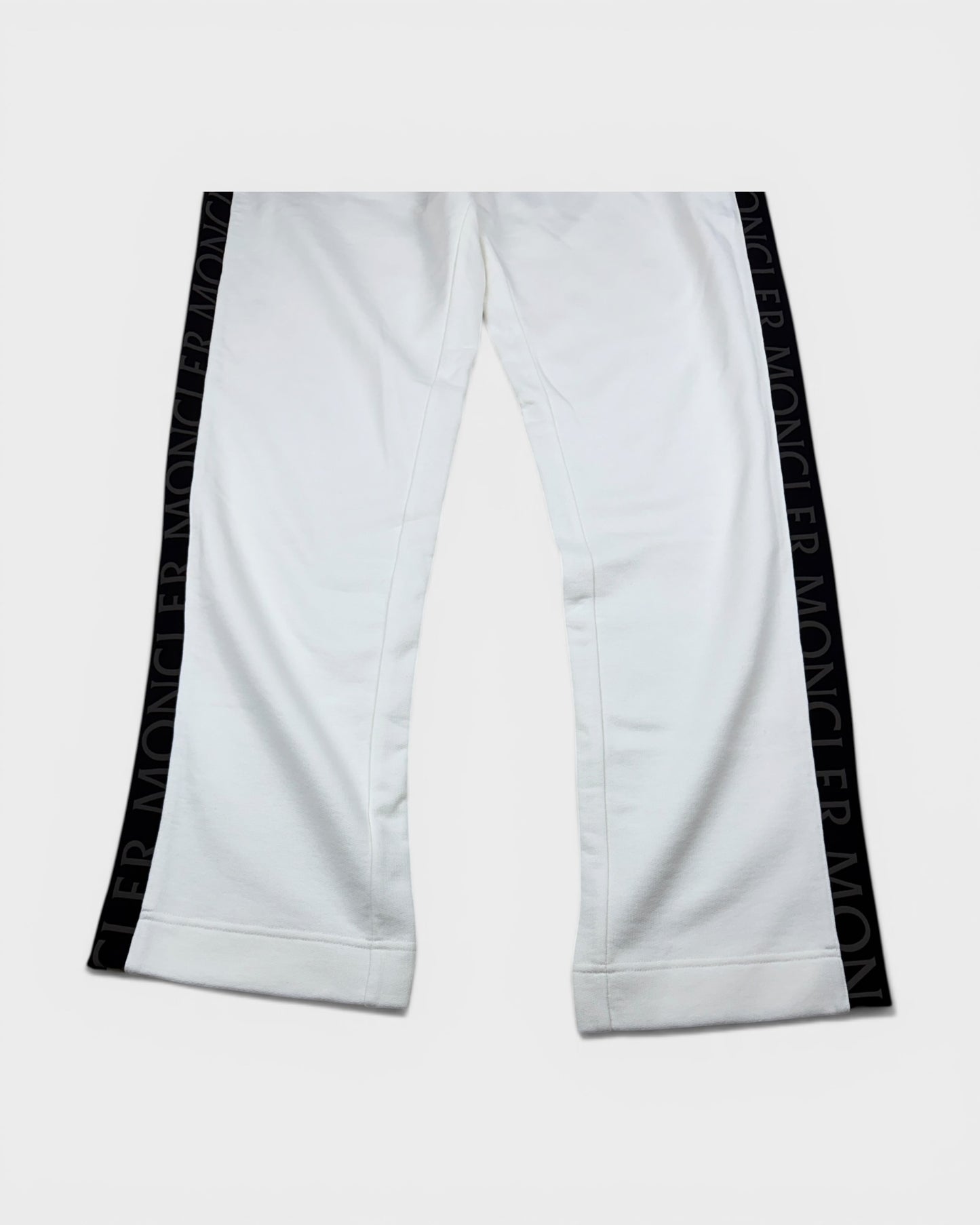 Jogginghose mit Logo-Streifen – Weiß