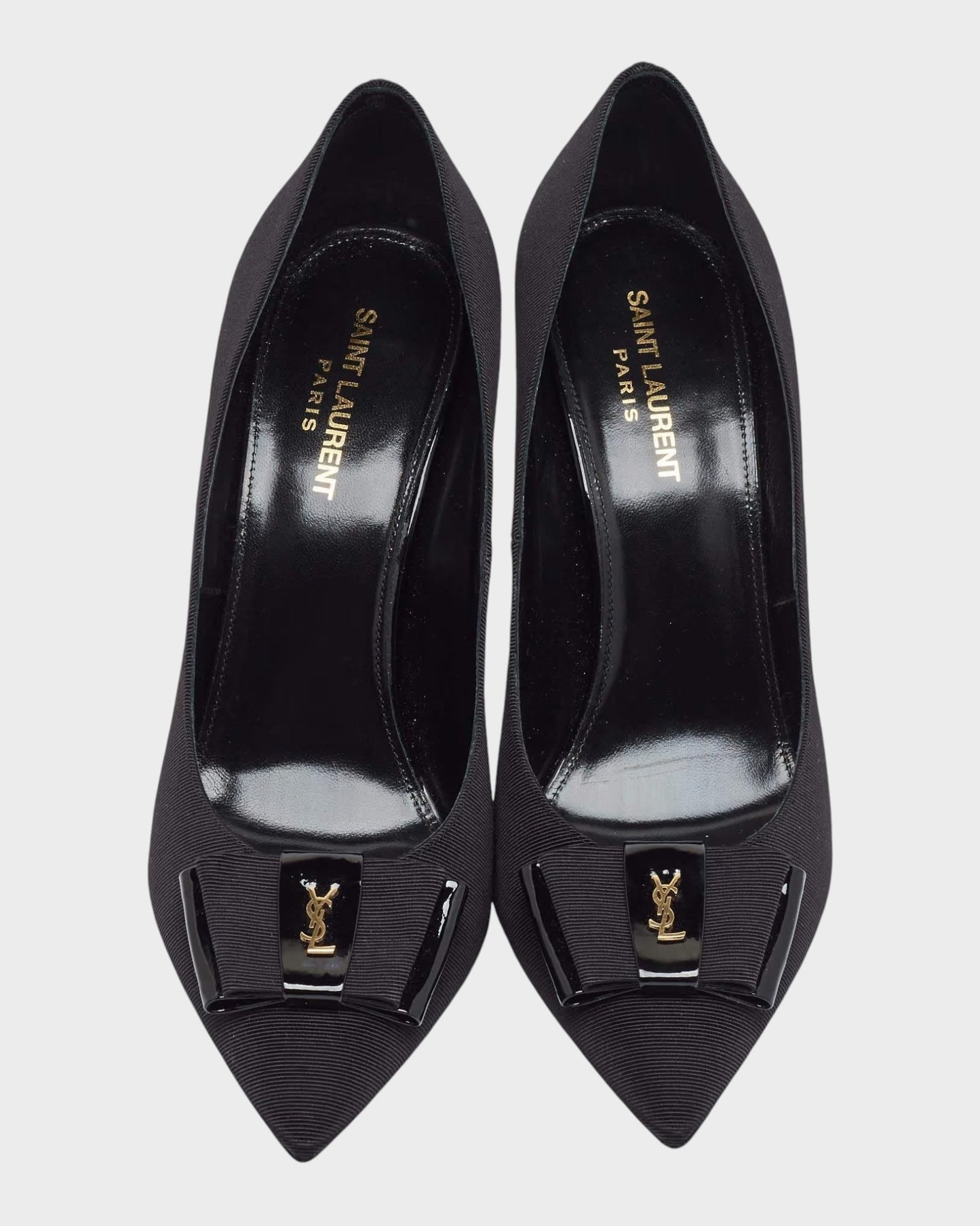 Pumps mit YVSL Logo & Signature-Schleife